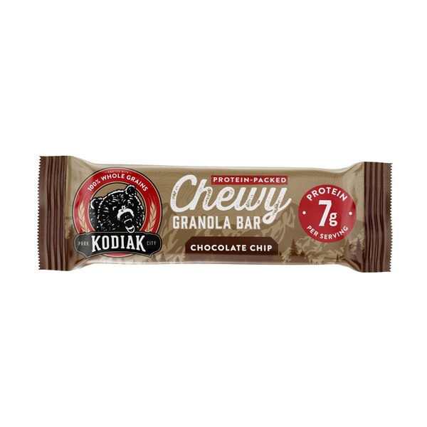 Kodiak Chewy Granola Bars, Chocolate Chip, 5 ct, 6.17 oz
