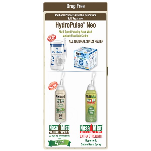 NeilMed Sinus Rinse Xylitol Kit with Refill Packets, 50 CT