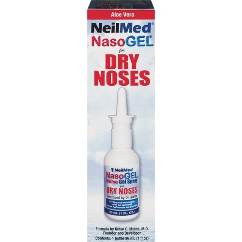 NeilMed Dry Noses NasoGel - Gel nasal con áloe vera