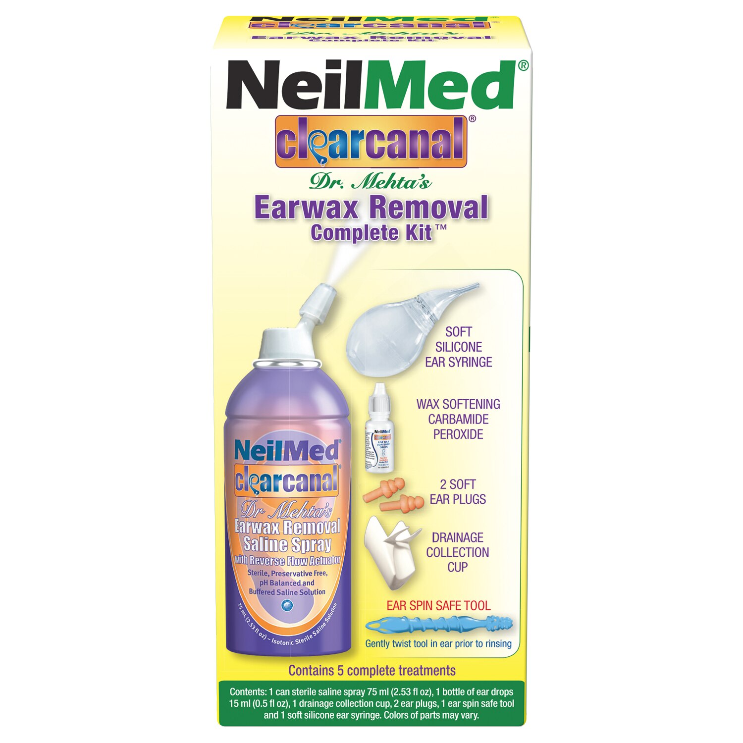NeilMed Clear Canal - Sistema de extracción de cerumen