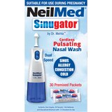 NeilMed Sinugator Pulsating Electrical Nasal Wash + 30 CT Refill Packets, thumbnail image