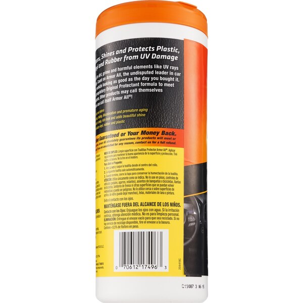 Armor All Protectant Wipes, 30 ct