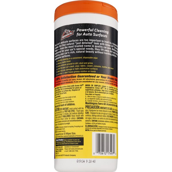 Armor All Cleaning Wipes, 30 ct