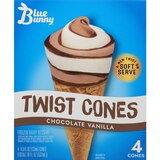 Chocolate Vanilla Twist Cone, 4 ct, 22.5 oz, thumbnail image