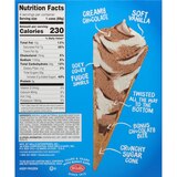 Chocolate Vanilla Twist Cone, 4 ct, 22.5 oz, thumbnail image