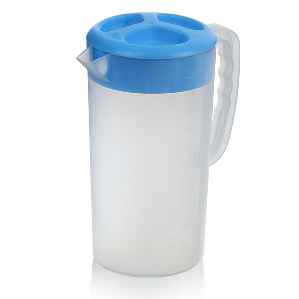 Arrow Home Products 75.11 OZ Frostware Pitcher With Colored Lid
