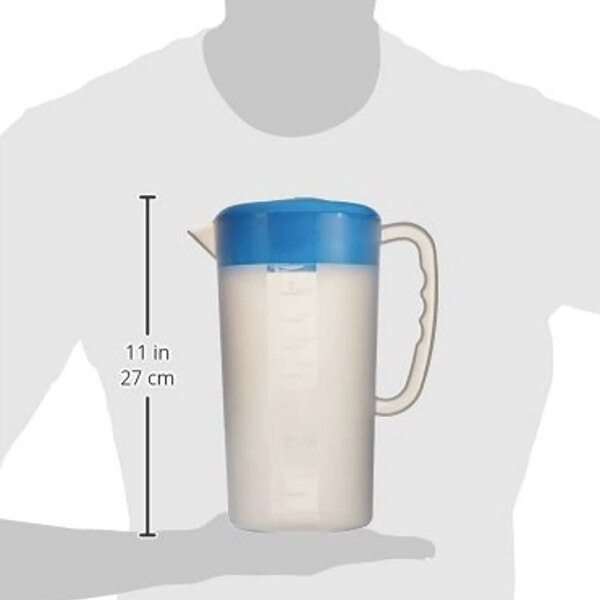 Arrow Home Products 75.11 OZ Frostware Pitcher With Colored Lid
