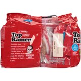 Nissin Top Ramen Noodle Soup, Beef Flavored, 6 ct, 18 oz, thumbnail image