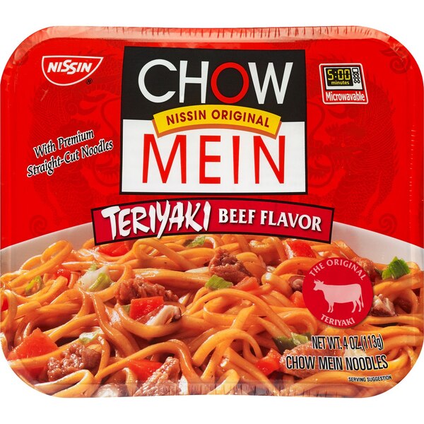 Nissin - Chow Mein, sabor Teriyaki Beef