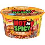Nissin Hot & Spicy Chicken Flavor Ramen Noodle Soup, 3.32 oz, thumbnail image