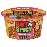 Nissin Ramen Noodle Soup, Hot & Spicy Shrimp, 3.27 oz, thumbnail image