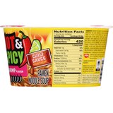 Nissin Ramen Noodle Soup, Hot & Spicy Shrimp, 3.27 oz, thumbnail image