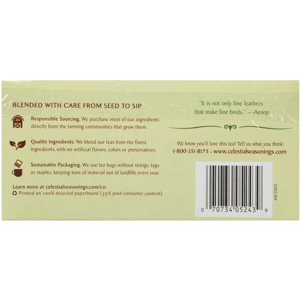 Celestial Seasonings Caffeine Free Herbal Tea Sampler Variety Pack, 18 ct, 1.1 oz