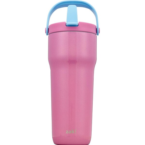 zak! Shimmer Insulated Sutton Straw Tumbler, Assorted Colors, 30 oz