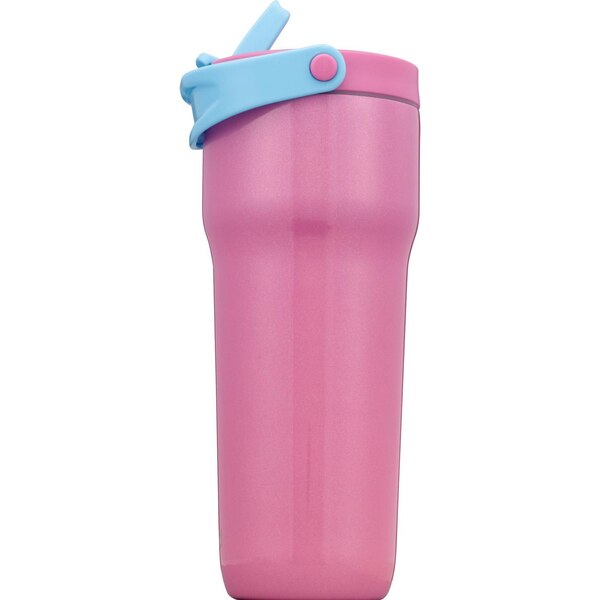 zak! Shimmer Insulated Sutton Straw Tumbler, Assorted Colors, 30 oz