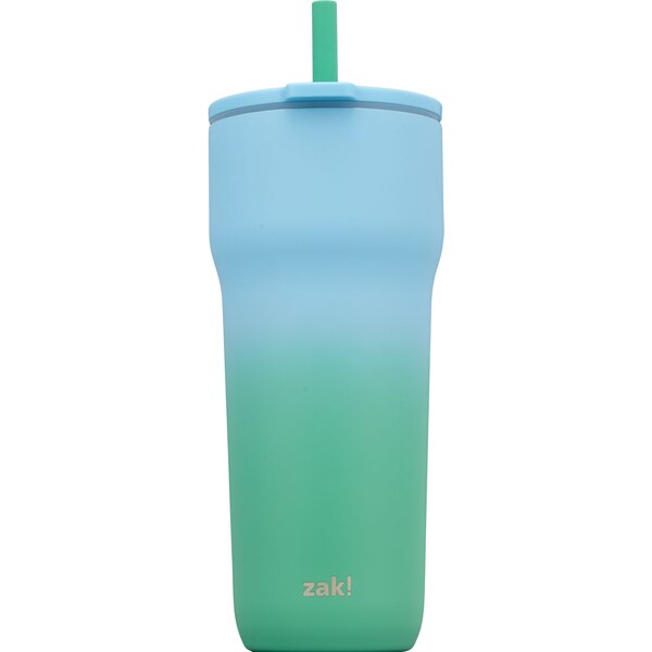 zak! Ombre Insulated Sutton Straw Tumbler, Assorted Colors, 30 oz