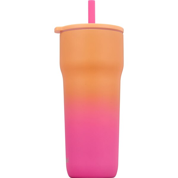 zak! Ombre Insulated Sutton Straw Tumbler, Assorted Colors, 30 oz