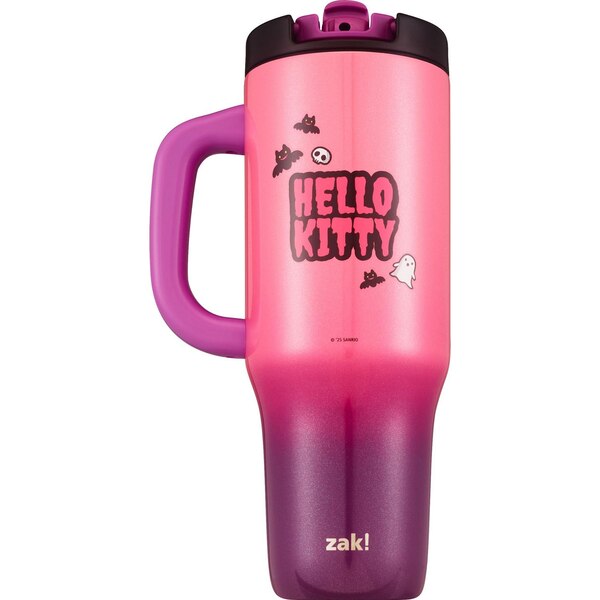 zak! Hello Kitty Halloween 2-in-1 Sutton Tumbler, 40 oz