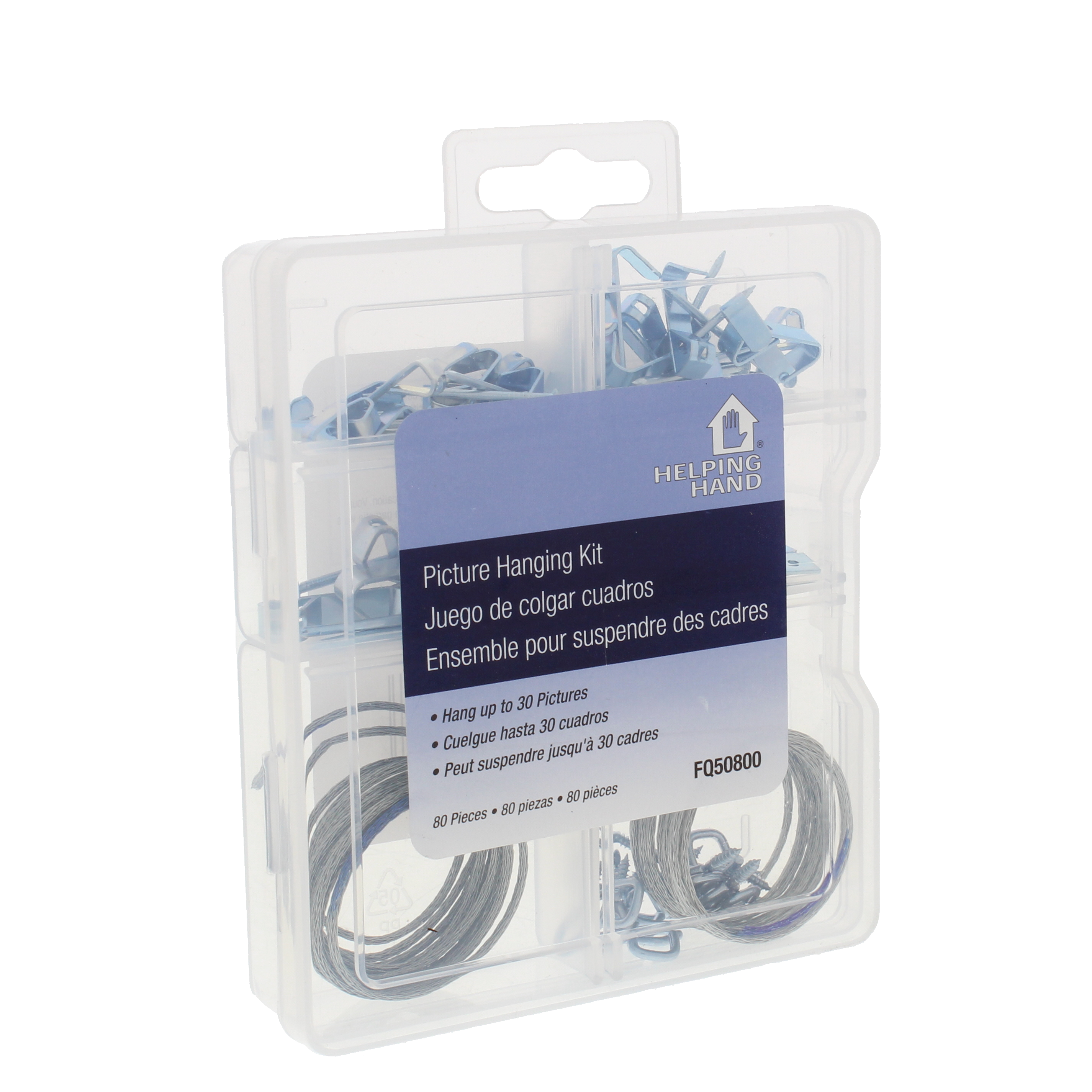 Helping Hand Picture Hanging Kit, 80 Pieces