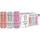 Monster Energy, Ultra Peachy Keen & Strawberry Dreams, Sugar Free Energy Drink, 16 Oz, 12 Ct, thumbnail image