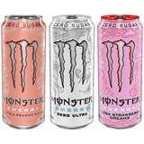 Monster Energy, Ultra Peachy Keen & Strawberry Dreams, Sugar Free Energy Drink, 16 Oz, 12 Ct, thumbnail image