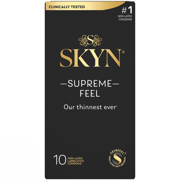 Skyn Supreme Feel Non-Latex Condoms, 10 CT