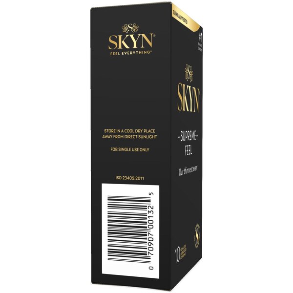 Skyn Supreme Feel Non-Latex Condoms, 10 CT