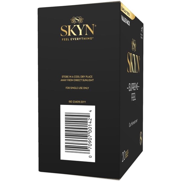 SKYN Supreme Feel Non-Latex Condom, 20 CT