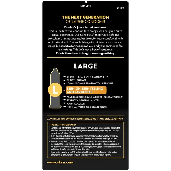 SKYN King Large, 12 CT
