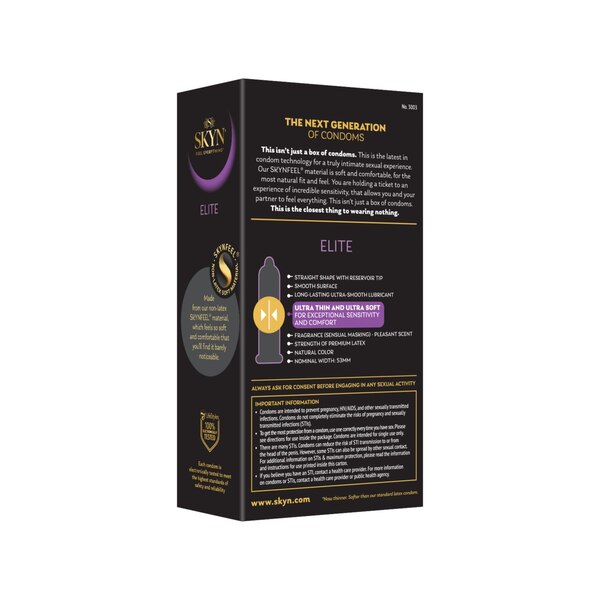 SKYN Elite Non-Latex Condom, 10 CT