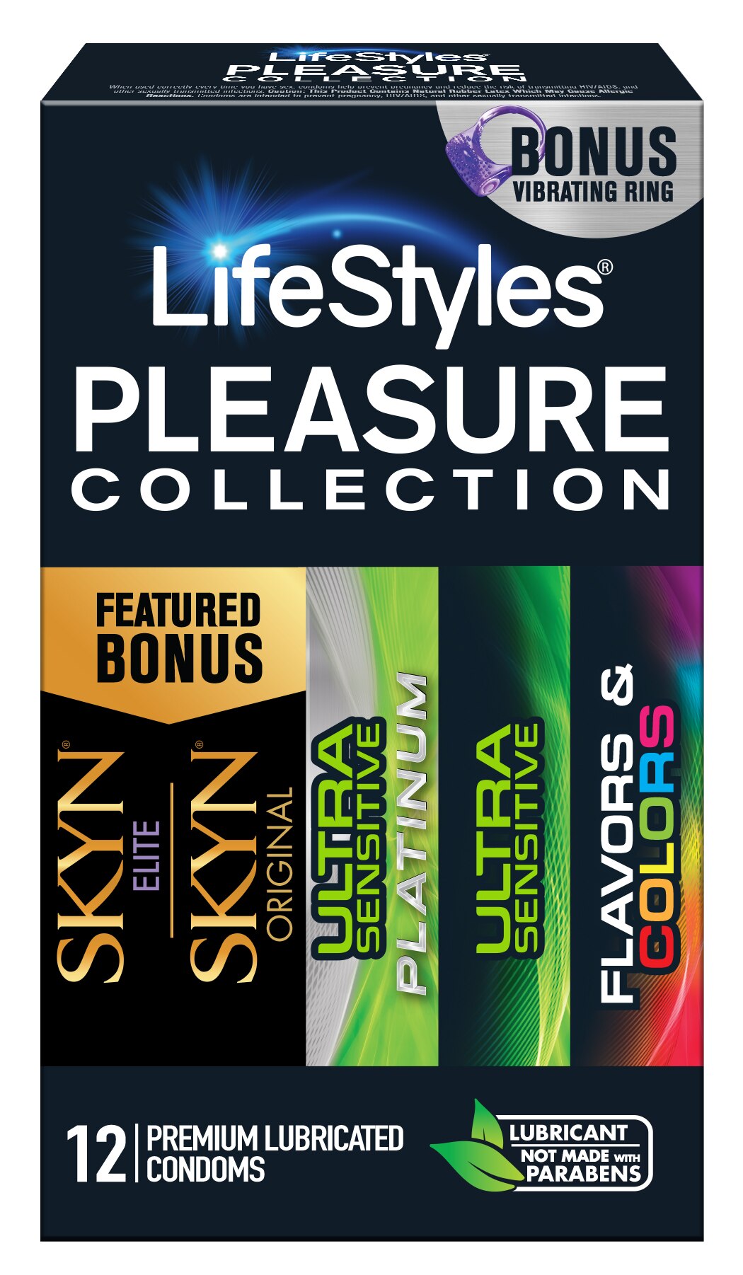 Lifestyles Pleasure Collection Condoms, 12CT