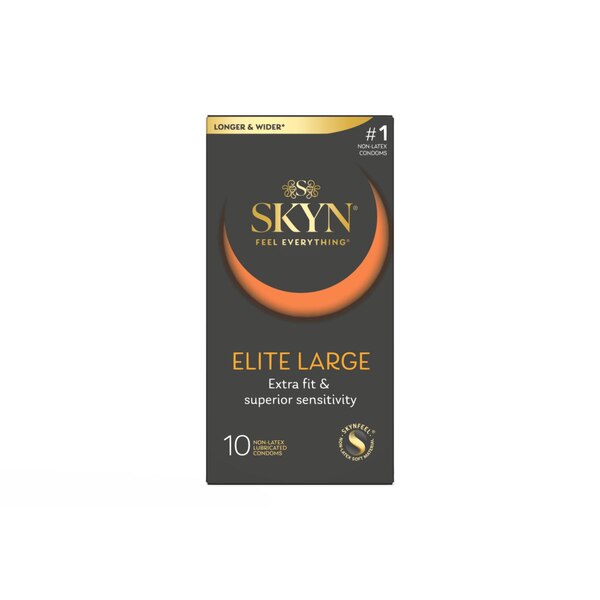SKYN Elite Large Non-Latex Condom, 10 CT