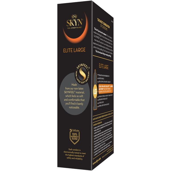 SKYN Elite Large Non-Latex Condom, 10 CT