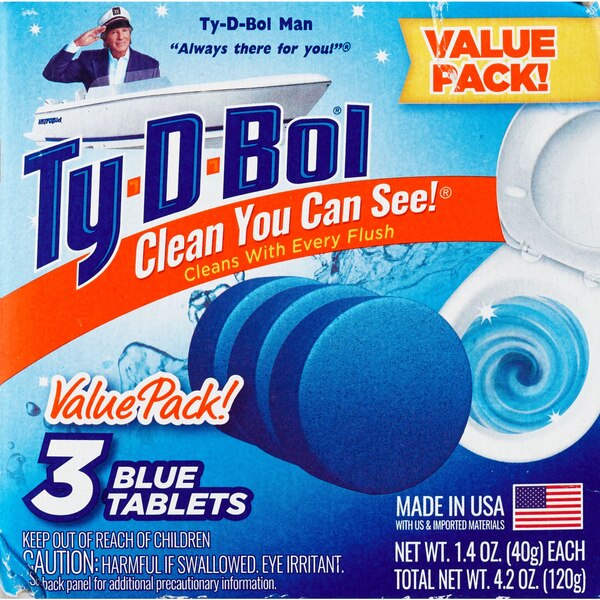 Ty-D-Bol Automatic Toilet Bowl Cleaner, 3CT