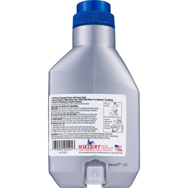 Ty-D-Bol Ultra Blue Continuous Liquid Toilet Cleaner, 12 oz