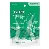 GUM Professional Clean Floss Picks, Fresh Mint, 150 CT, thumbnail image 1 of 12