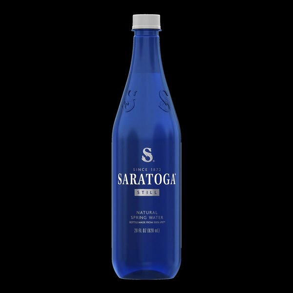 Saratoga Still Spring Water, Recycled PET Bottle, 28 Oz
