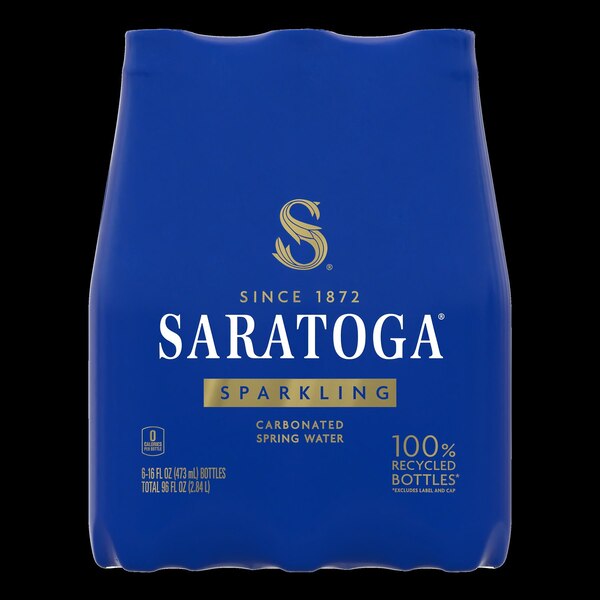 Saratoga Sparkling Water, 16 Oz, 6 Ct