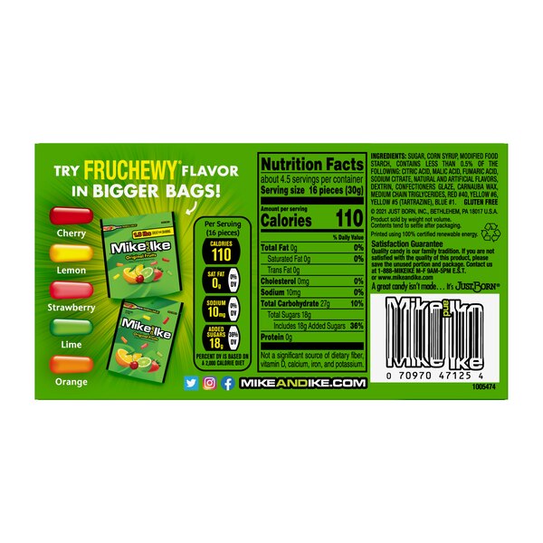 Mike and Ike Original, Theater Box, 4.25 oz