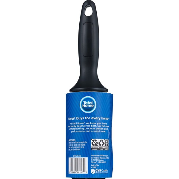 Total Home Giant Lint Roller, 60 Sheets