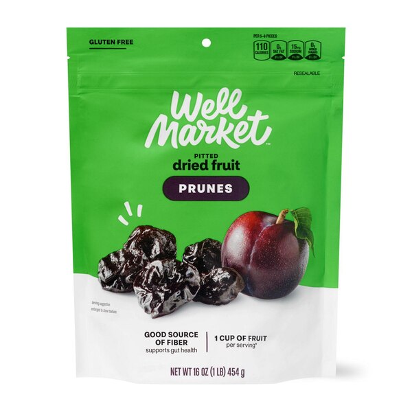 Well Market™ Pitted Dried Prunes, 18 oz