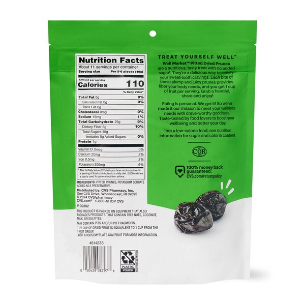 Well Market™ Pitted Dried Prunes, 18 oz