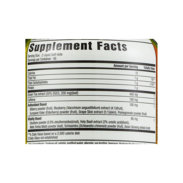 Applied Nutrition Green Tea Fat Burner Liquid Soft Gels - 90 CT