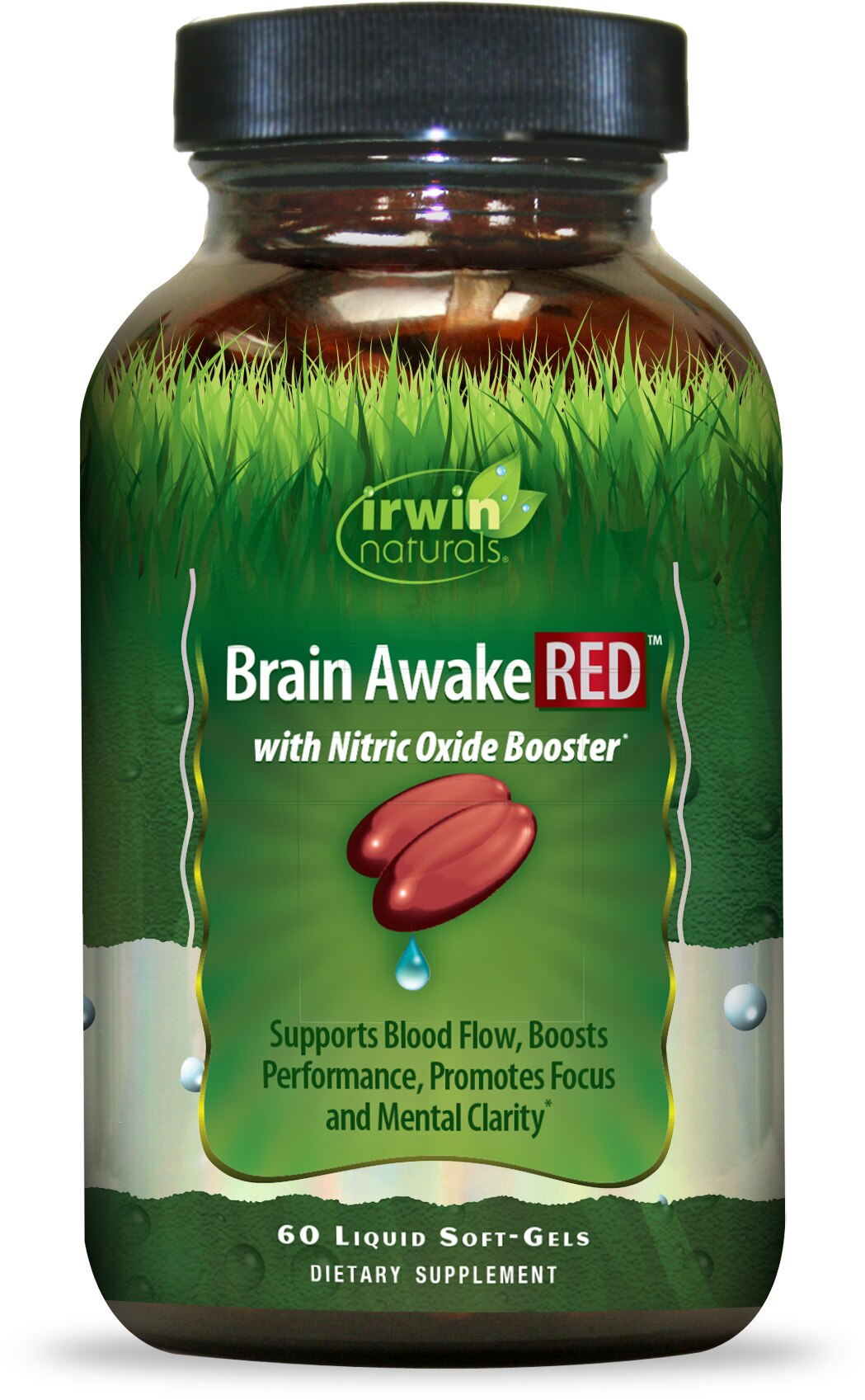 Irwin Naturals Brain Awake RED - Suplemento, 60 u.