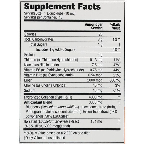 Applied Nutrition Liquid Collagen Skin Revitalization, 10 CT