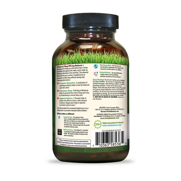 Irwin Naturals L-Citrulline + L-Arginine Booster for Men, 60 CT
