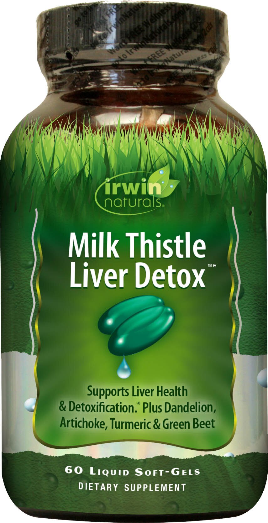 Irwin Naturals Milk Thistle Liver Detox plus BioPerine - Cápsulas blandas, 60 u.