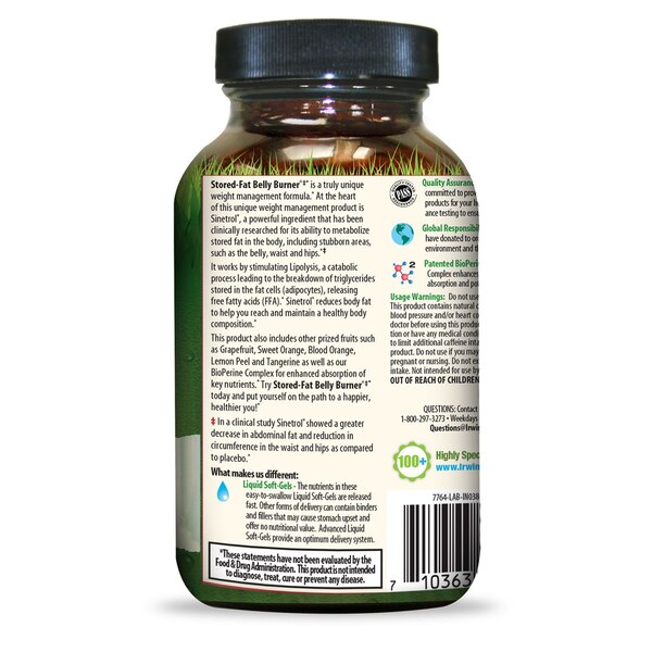 Irwin Naturals Super Citrus Lipo-Burner plus BioPerine Softgels, 60 CT