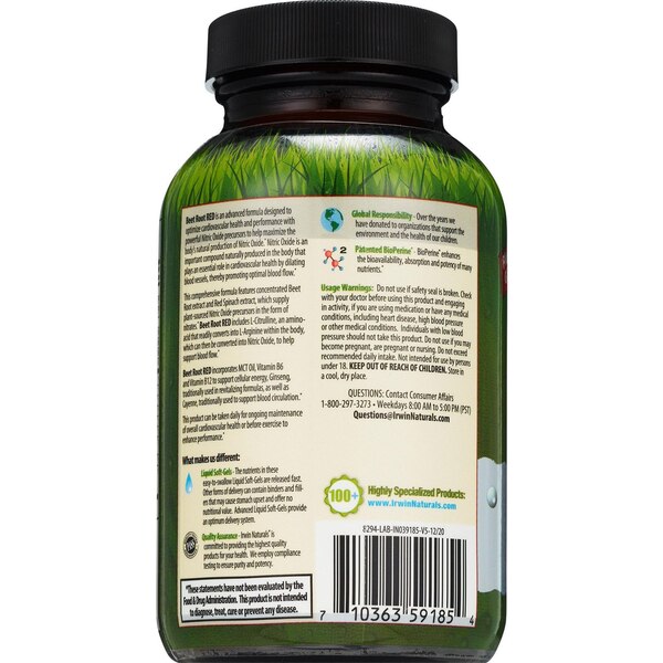 Irwin Naturals Beet Root RED, 60 CT