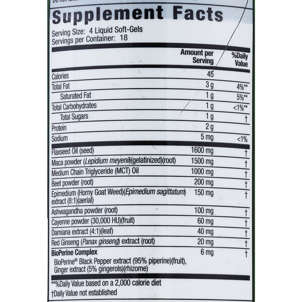 Irwin Naturals Maca Root and Ashwagandha Capsules, 75 CT